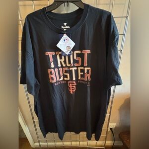 NWT Buster Posey San Francisco Giants T-shirt 3XL Men Truth Buster